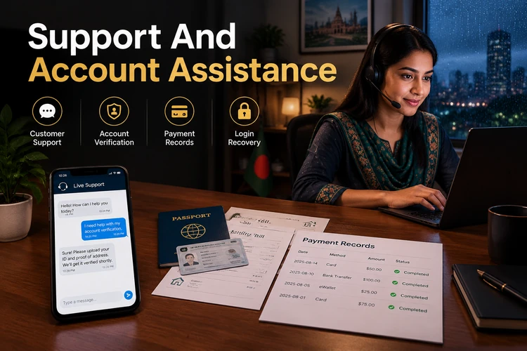 Support And Account Assistance
